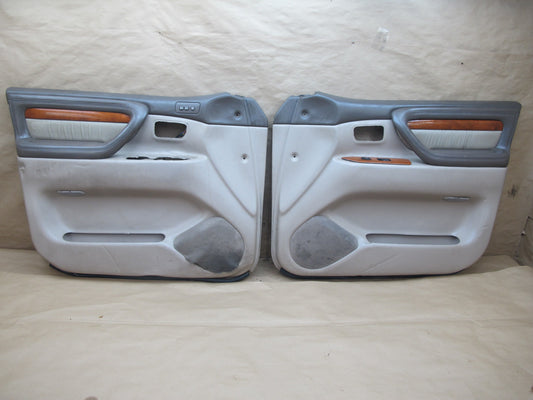 1998-2002 Lexus J100 LX470 Front Left & Right Side Door Interior Panel Trim Set