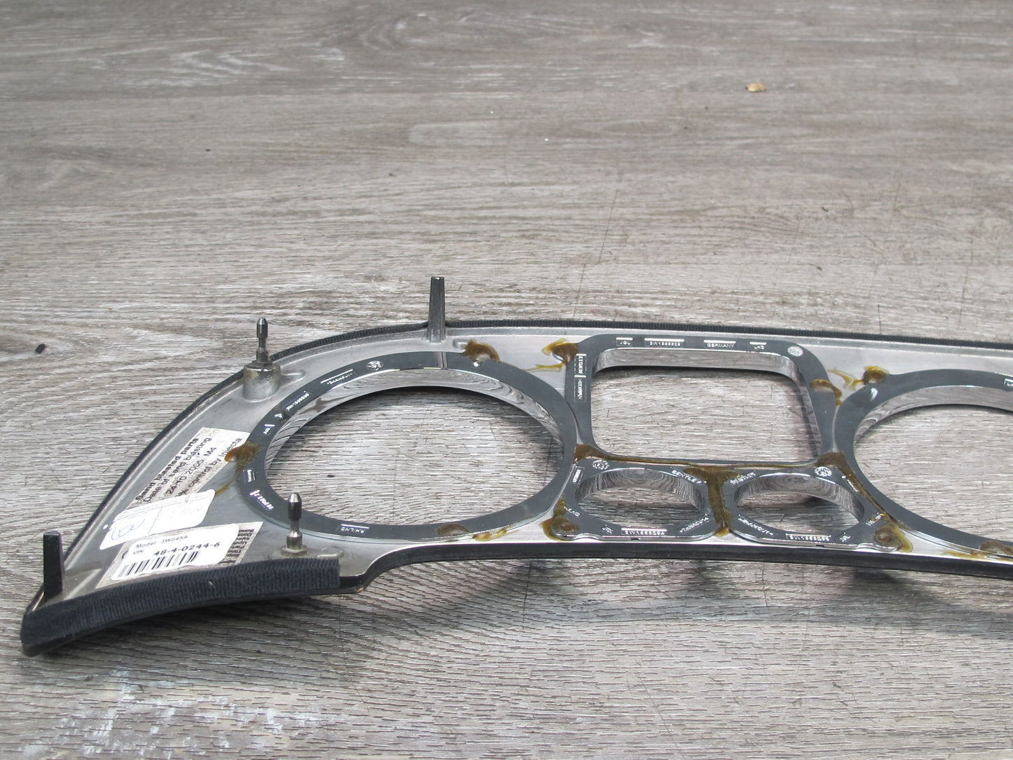 06-12 Bentley Continental Flying Spur Dash Speedometer Trim Bezel Panel