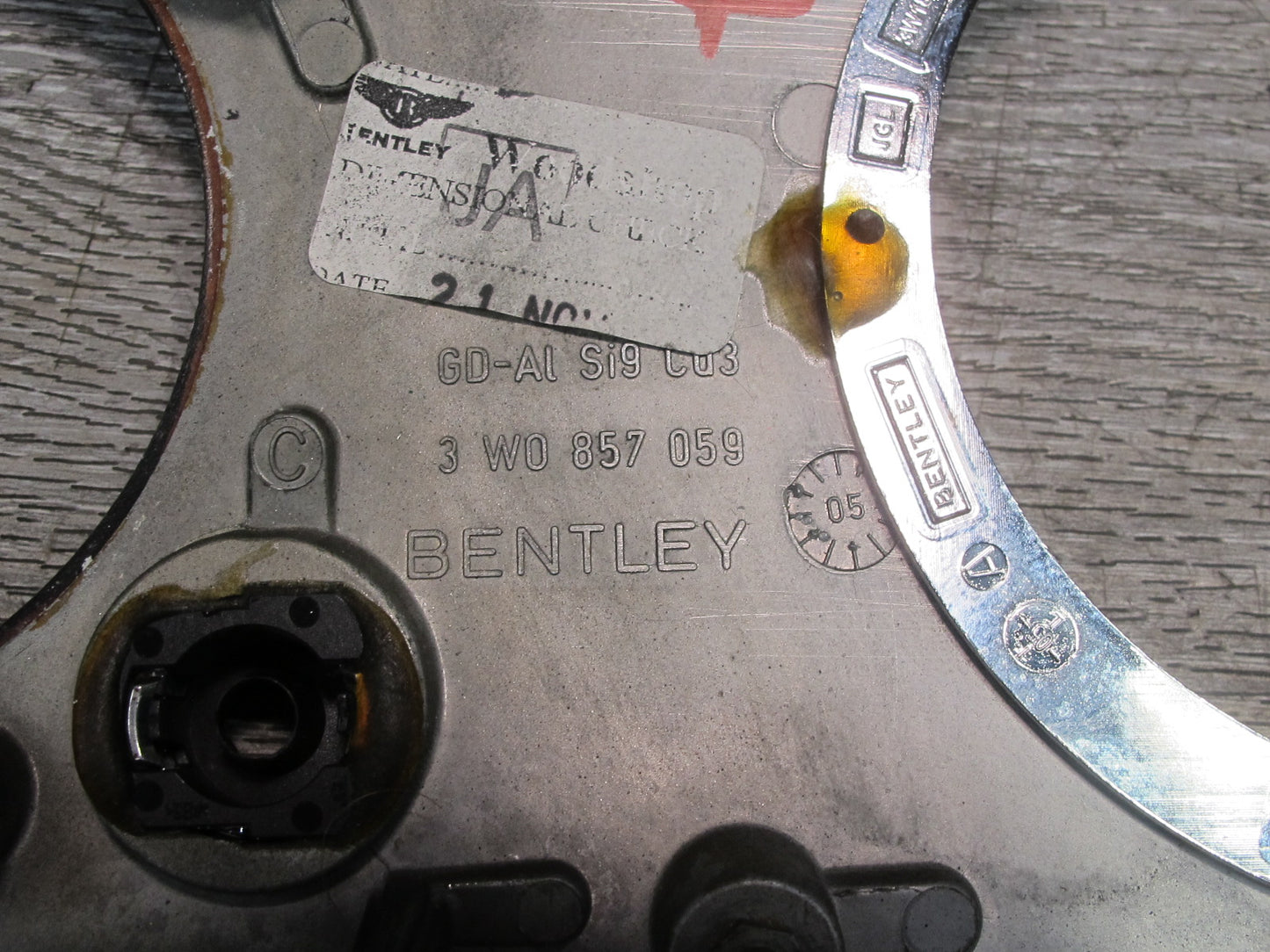 06-12 Bentley Continental Flying Spur Dash Speedometer Trim Bezel Panel