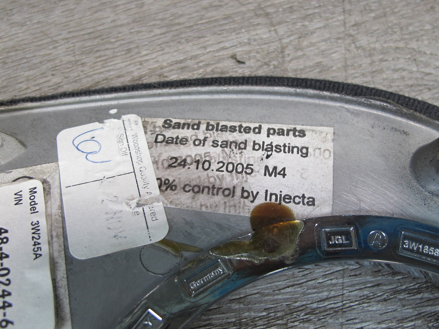 06-12 Bentley Continental Flying Spur Dash Speedometer Trim Bezel Panel
