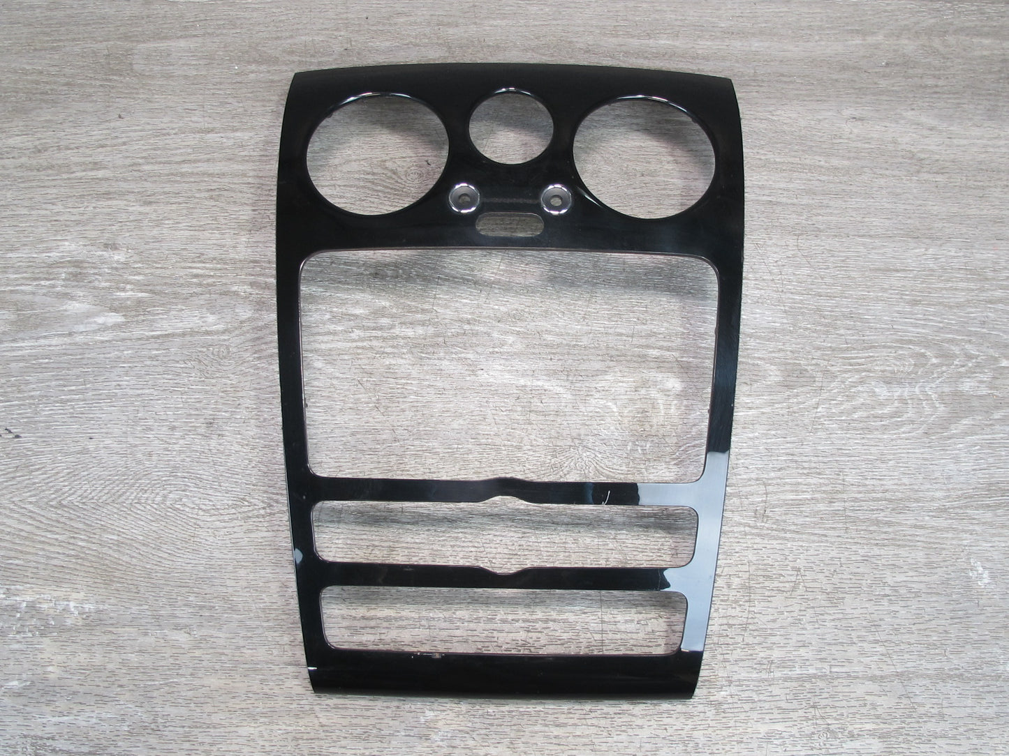 03-10 Bentley Continental GT Flying Spur Dash Center Radio Trim Bezel Panel