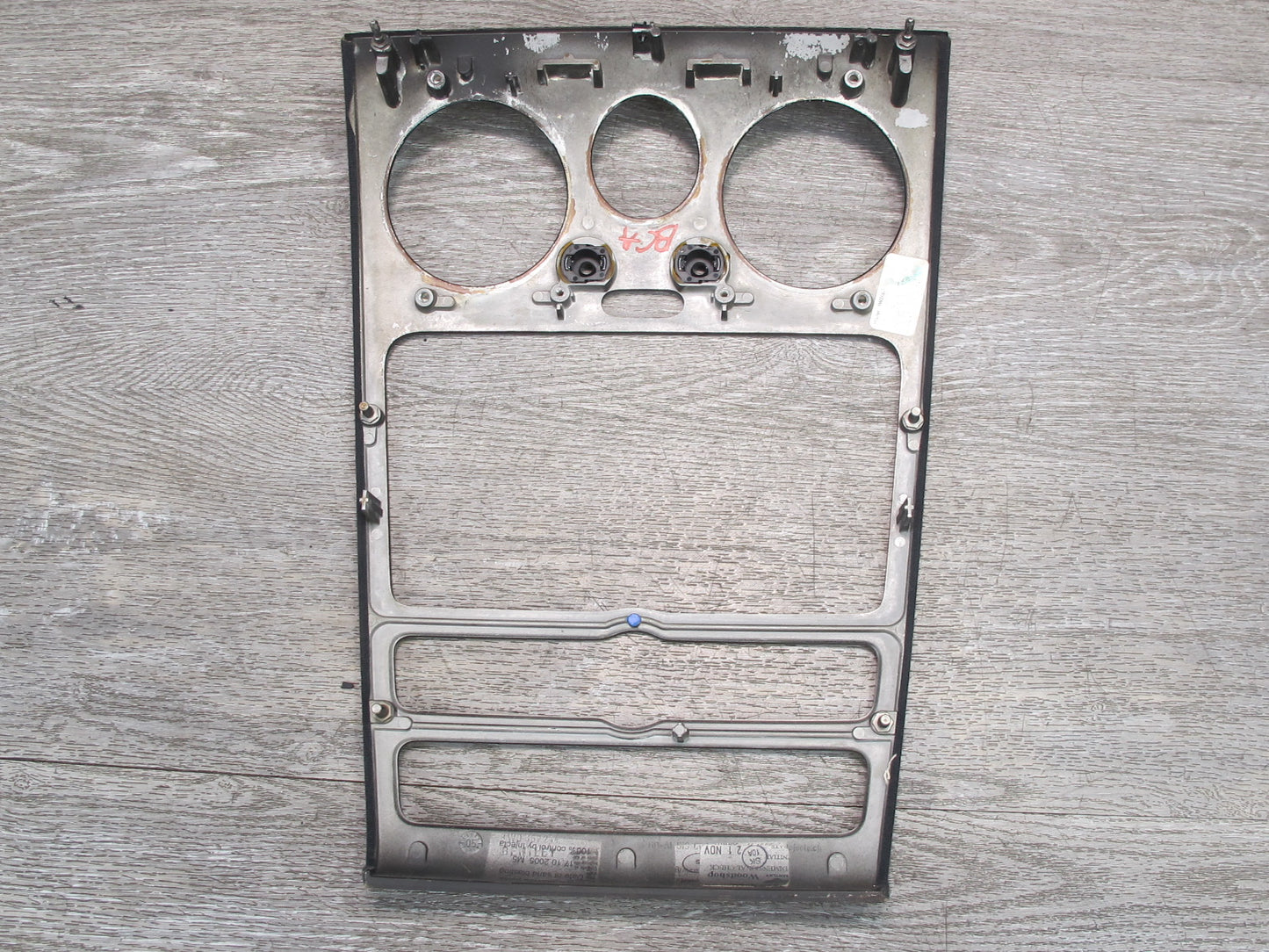 03-10 Bentley Continental GT Flying Spur Dash Center Radio Trim Bezel Panel