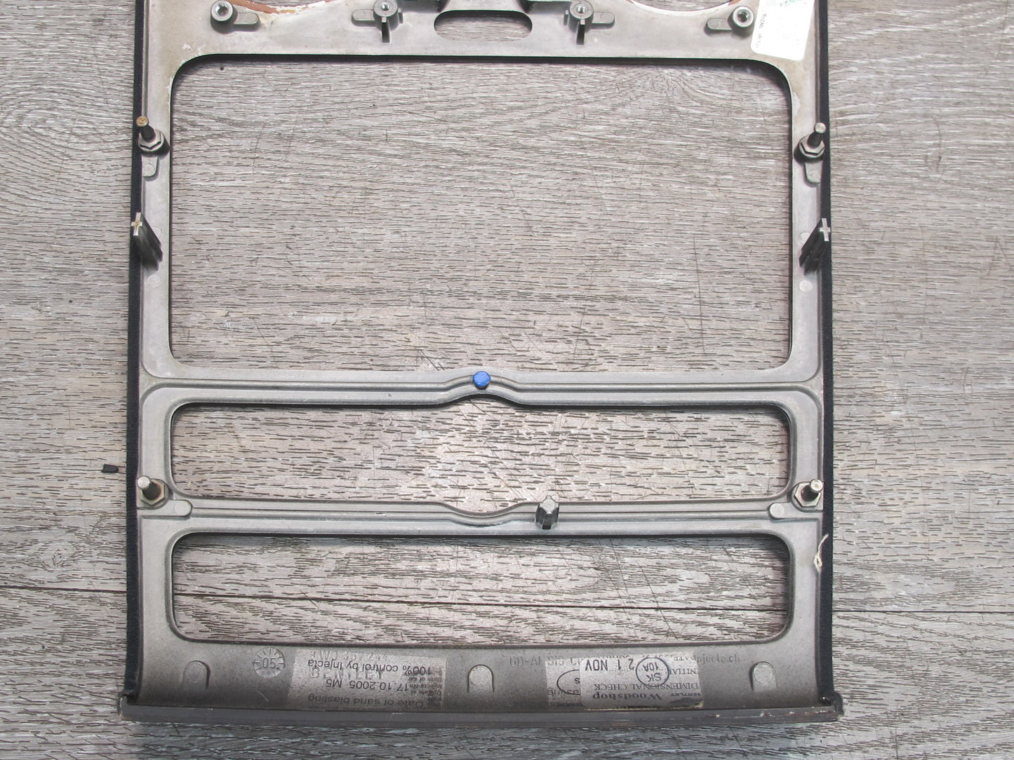 03-10 Bentley Continental GT Flying Spur Dash Center Radio Trim Bezel Panel