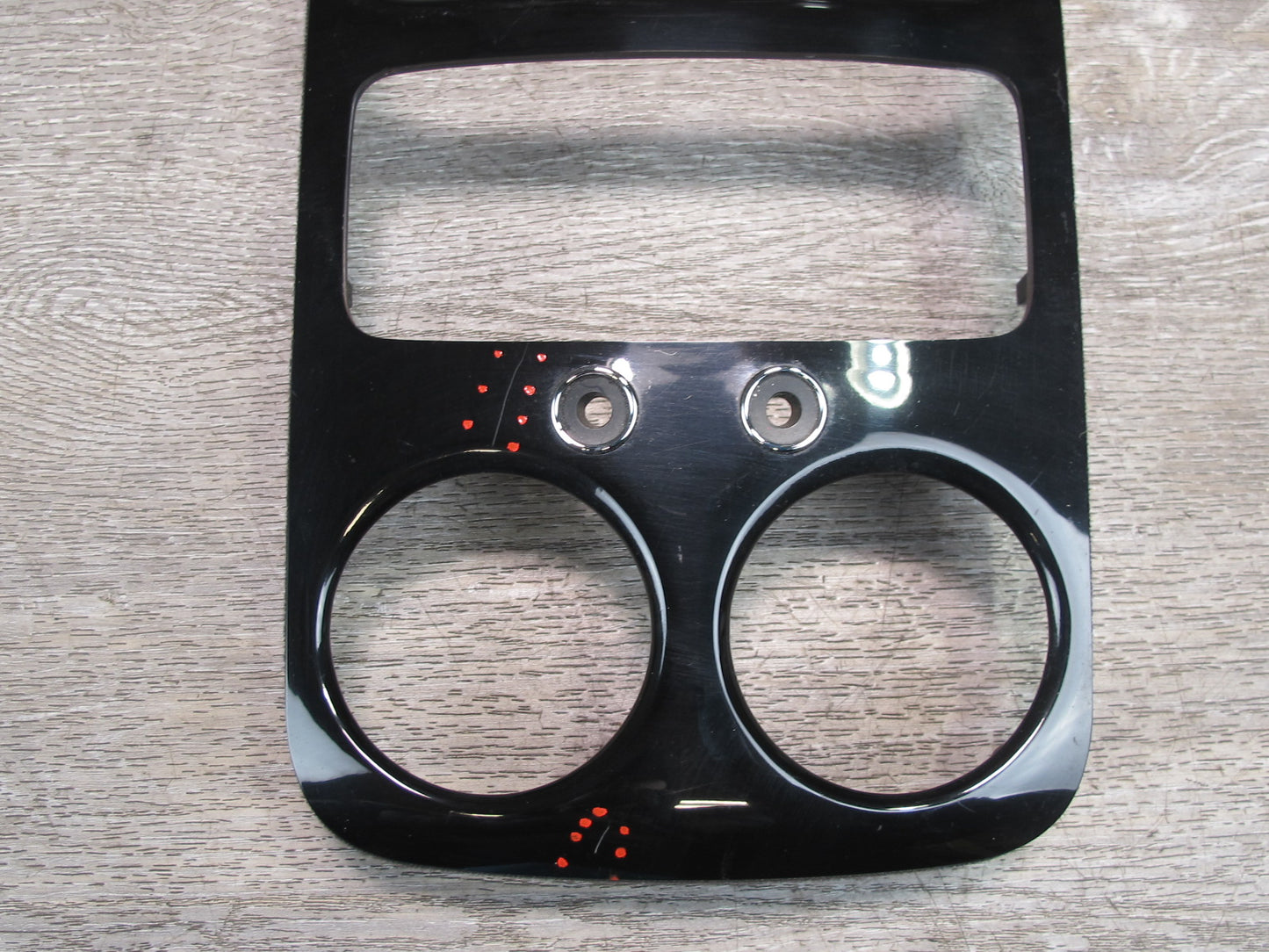 03-10 Bentley Continental GT Flying Spur Rear Center Console Trim Bezel Panel