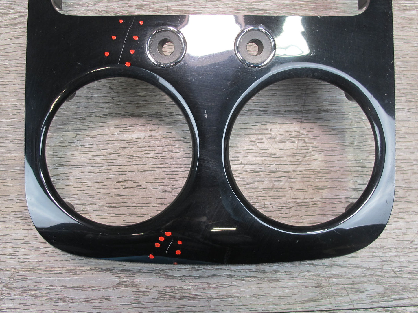 03-10 Bentley Continental GT Flying Spur Rear Center Console Trim Bezel Panel