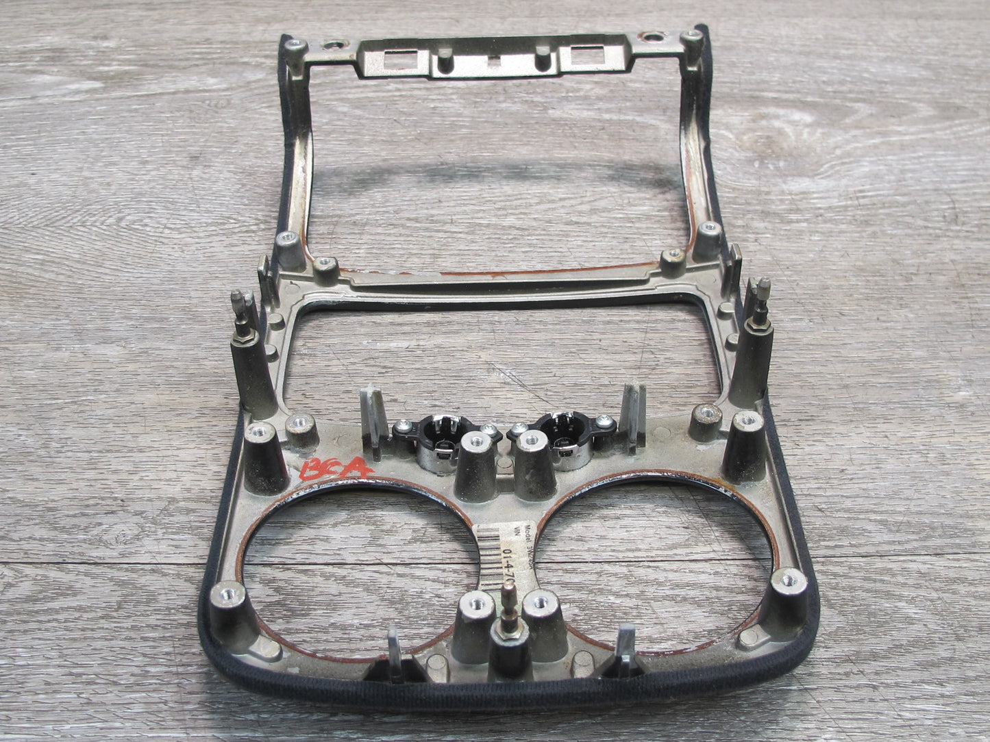 03-10 Bentley Continental GT Flying Spur Rear Center Console Trim Bezel Panel