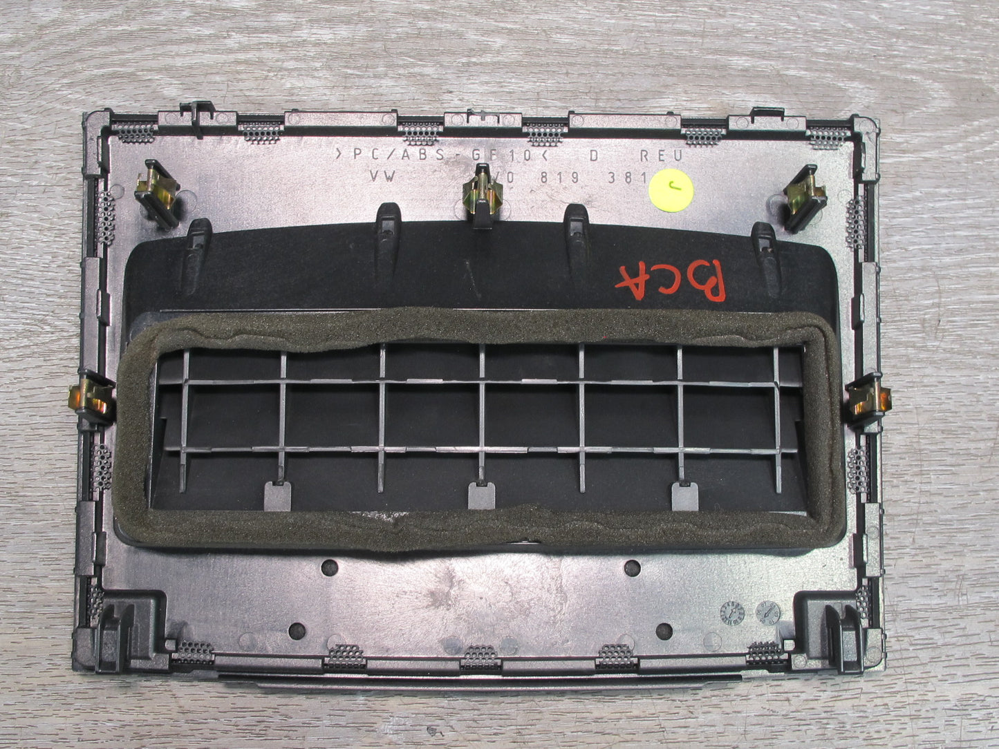 03-10 Bentley Continental GTC GT Flying Spur Dash Center A/C Air Vent Grille