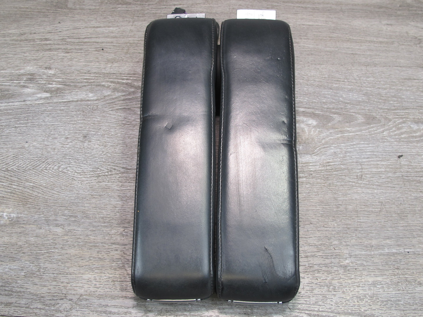 06-12 Bentley Continental Flying Spur Center Console Leather Armrest Set of 2