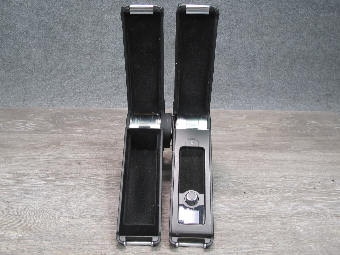 06-12 Bentley Continental Flying Spur Center Console Leather Armrest Set of 2