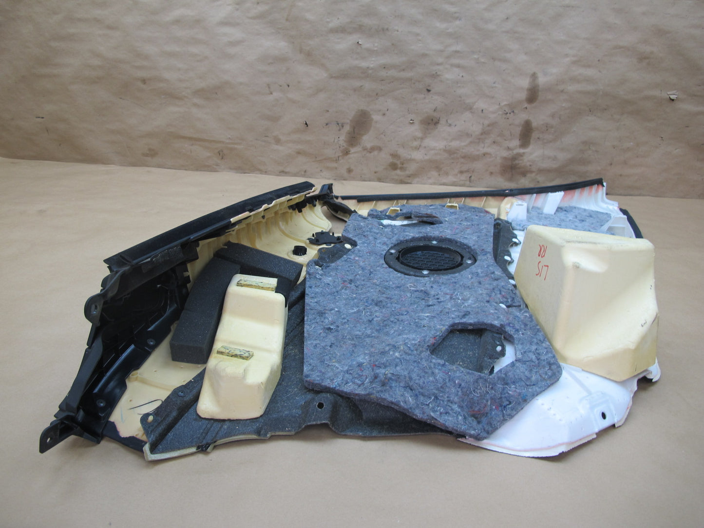 10-15 Lexus IS250 Convertible Rear Quarter Interior Trim Cover Panel Set OEM
