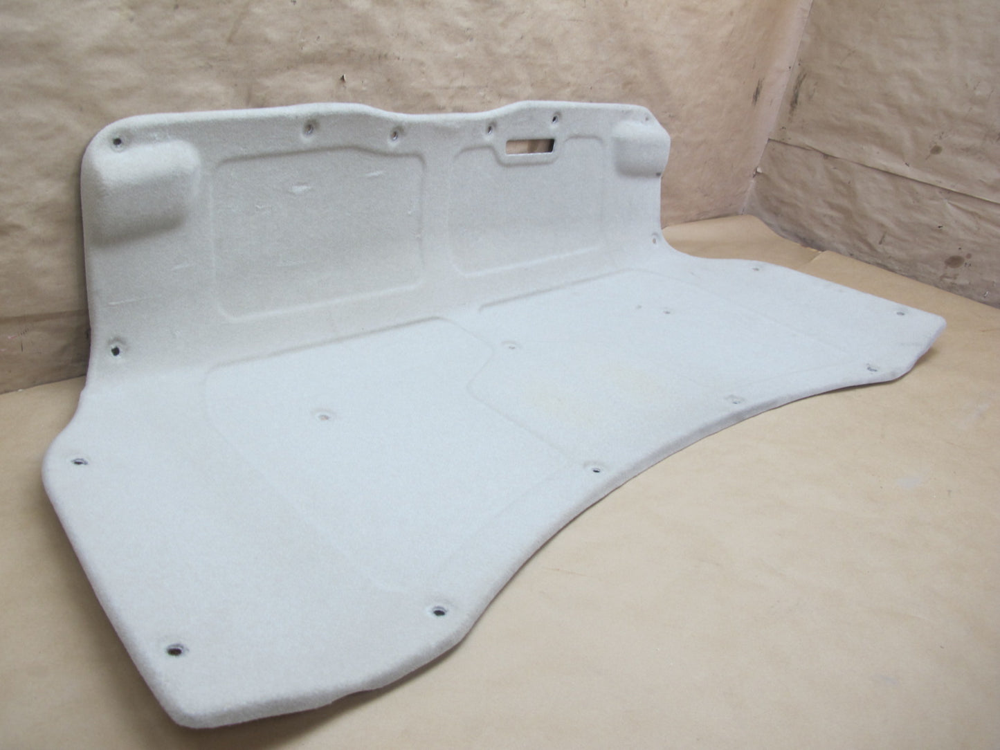 10-11 Lexus IS350 IS250 Convertible Rear Trunk Lid Trim Carpet Liner Panel OEM