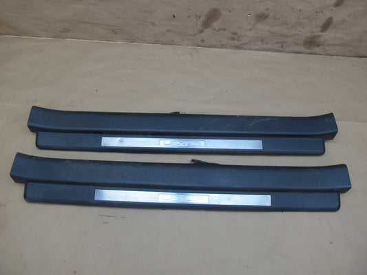 10-15 Lexus IS250 Convertible Right & Left Side Door Sill Scuff Plate Set OEM