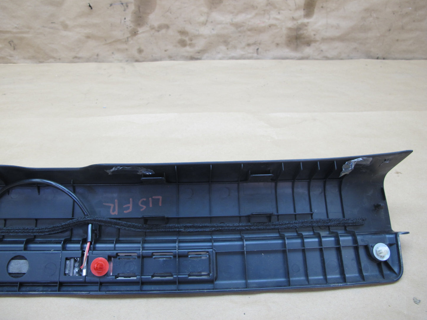 10-15 Lexus IS250 Convertible Right & Left Side Door Sill Scuff Plate Set OEM