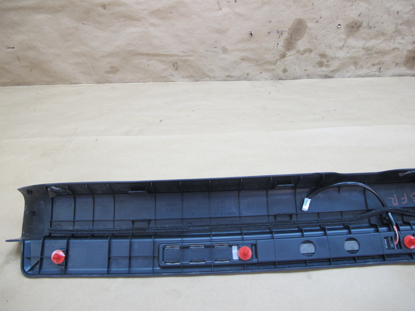 10-15 Lexus IS250 Convertible Right & Left Side Door Sill Scuff Plate Set OEM