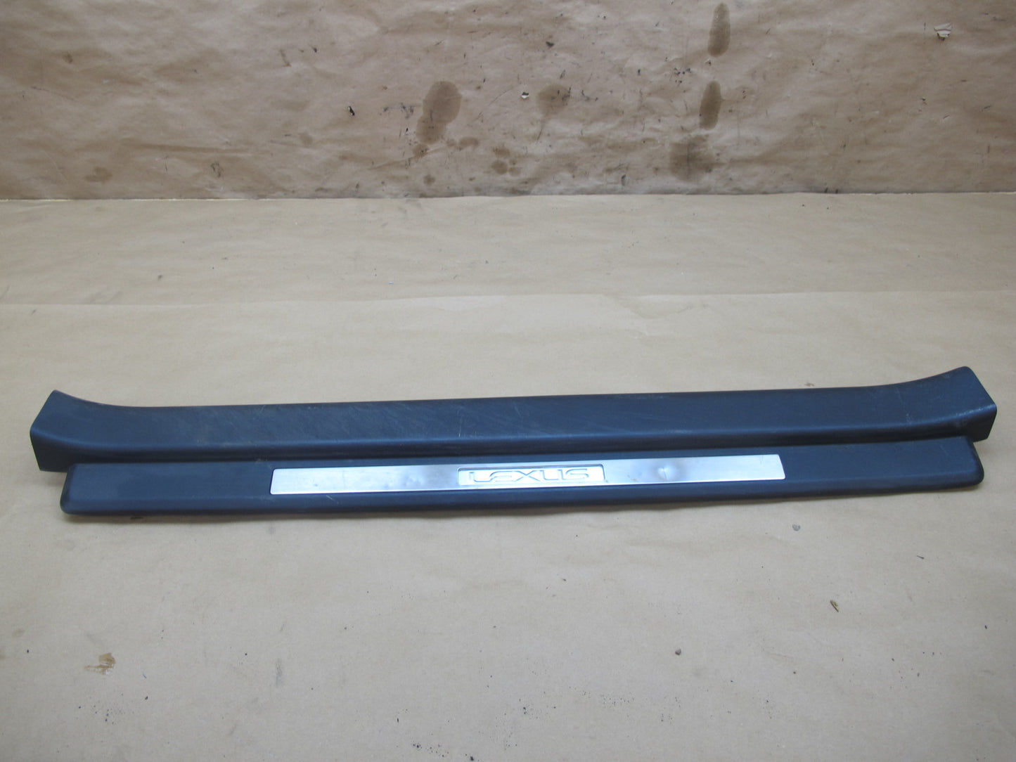 10-15 Lexus IS250 Convertible Right & Left Side Door Sill Scuff Plate Set OEM