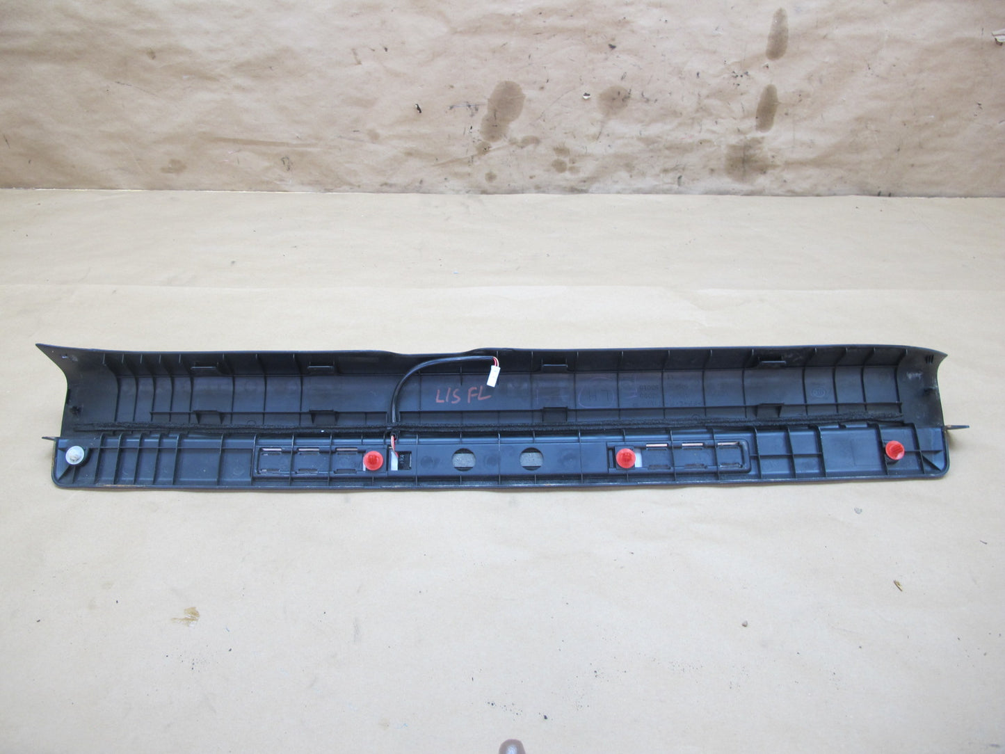 10-15 Lexus IS250 Convertible Right & Left Side Door Sill Scuff Plate Set OEM