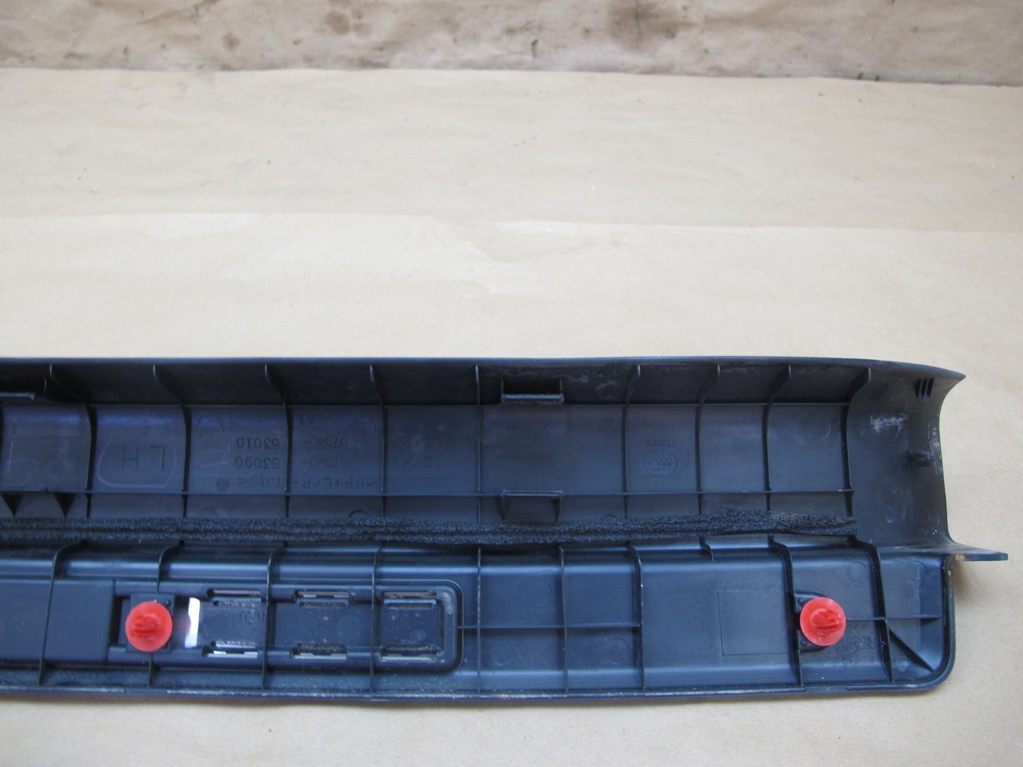 10-15 Lexus IS250 Convertible Right & Left Side Door Sill Scuff Plate Set OEM
