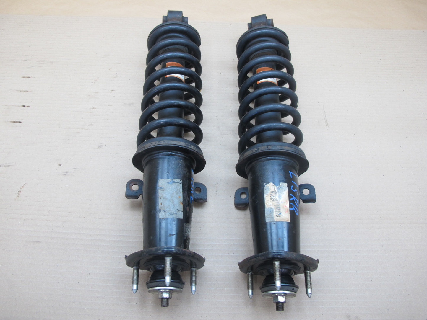 10-15 Lexus IS350 IS250 Convertible Rear Left & Right Side Shock Strut Set OEM