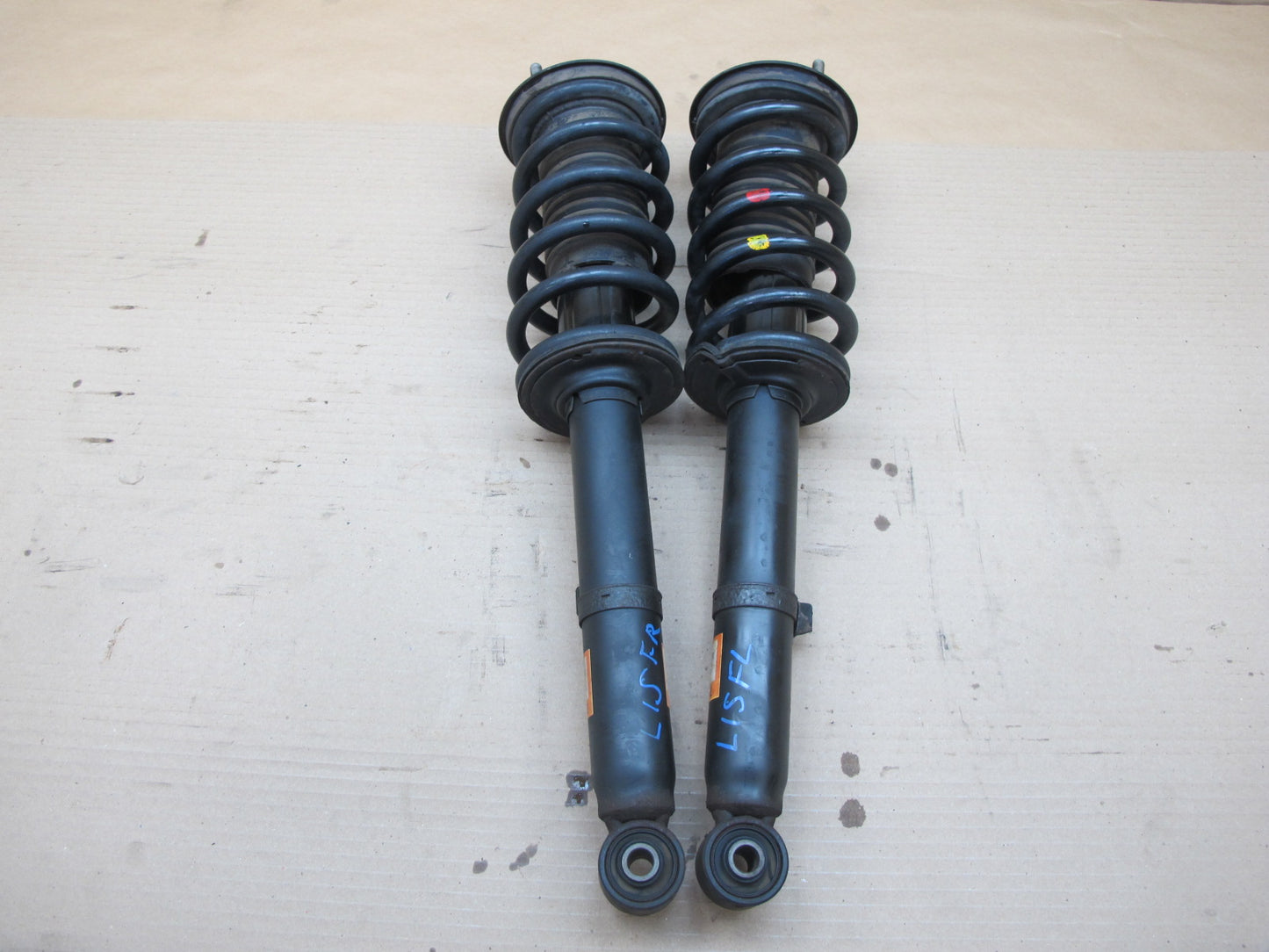 10-15 Lexus IS350 IS250 Convertible Front Left Right Side Shock Strut Set OEM