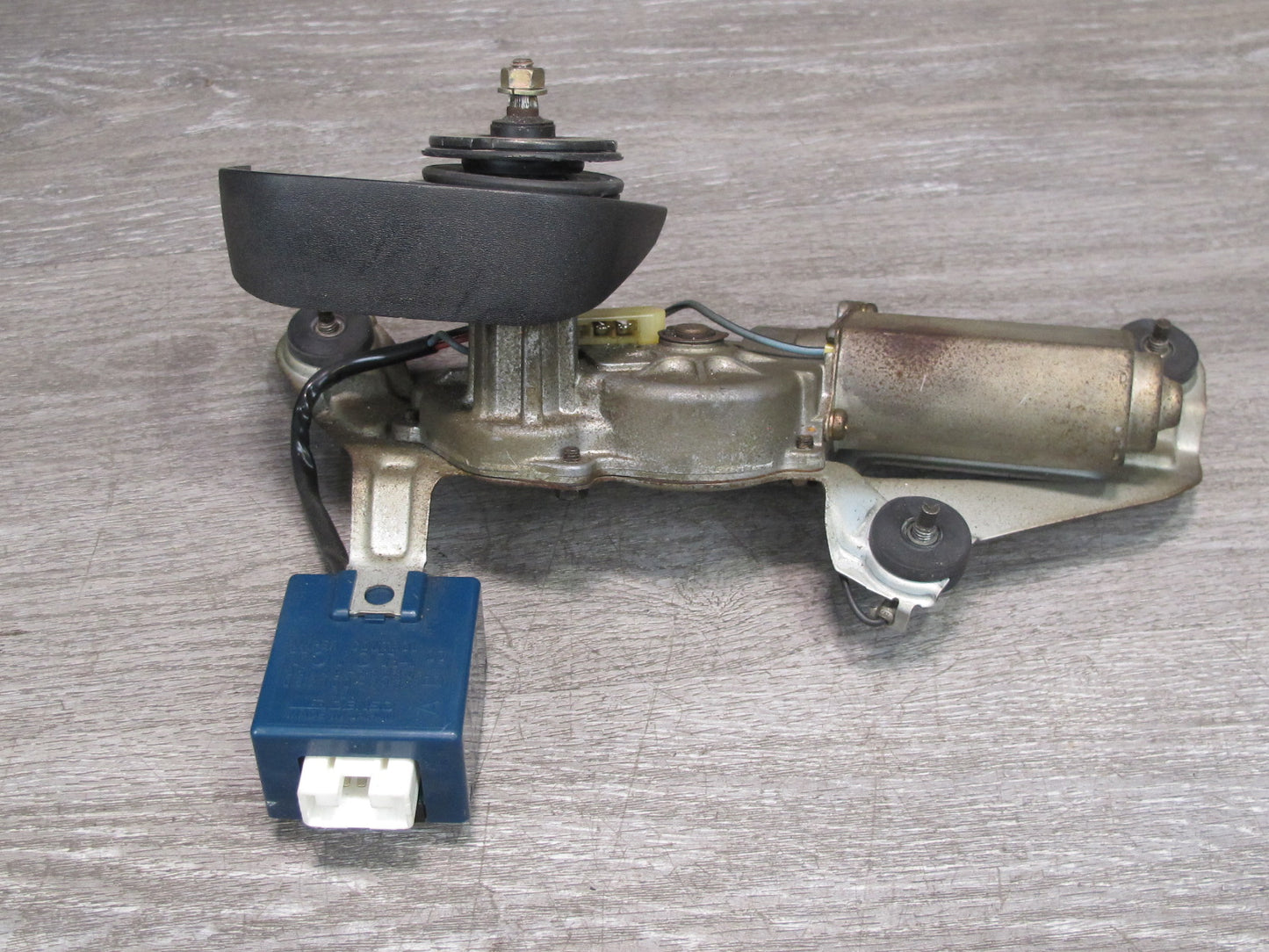 92-96 Toyota Cresta MARK2 JZX90 Rear Windshield Wiper Motor Arm Nozzle Set OEM