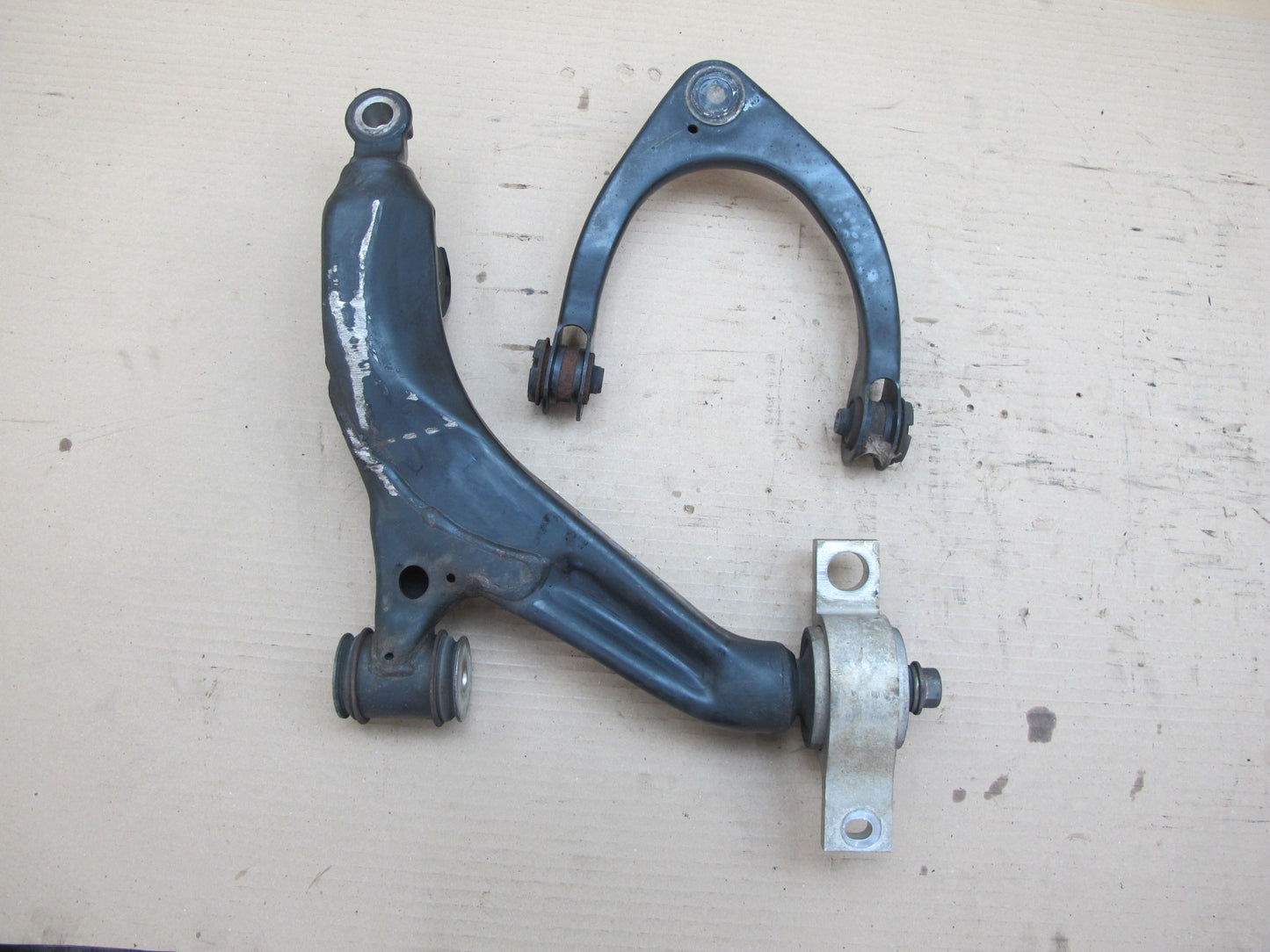 10-15 Lexus IS350 IS250 Convertible Front Left Upper Lower Control Arm Set OEM