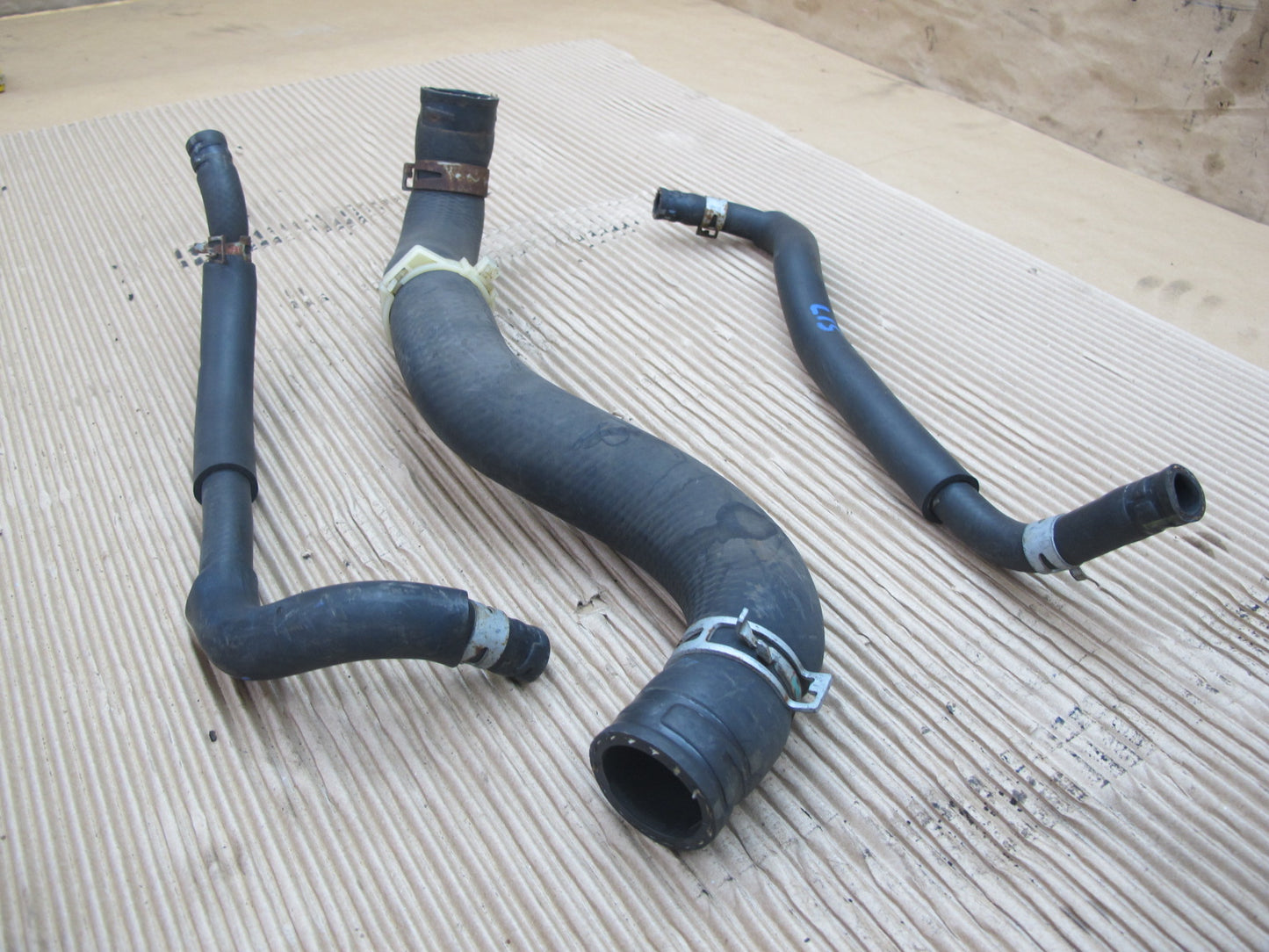 06-12 Lexus IS250 IS350 Set of 3 Engine Radiator Coolant Water Hose Pipe OEM