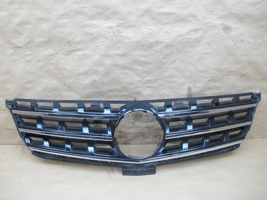 12-15 Mercedes W166 Ml-class Front Bumper Upper Chrome Grille Trim OEM
