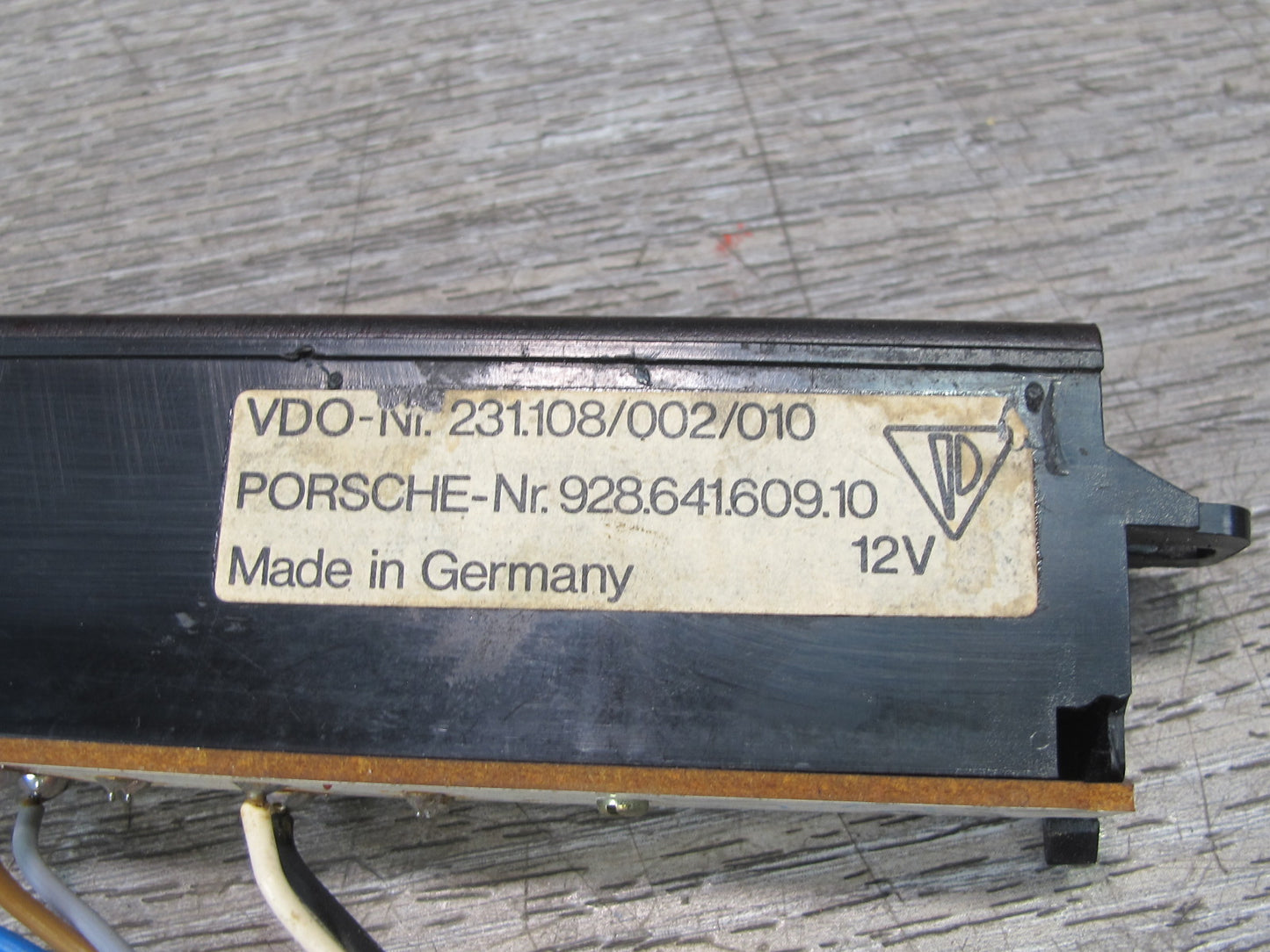 1983-1986 Porsche 928 S Center Dash Emergency Switch Light 92864160910