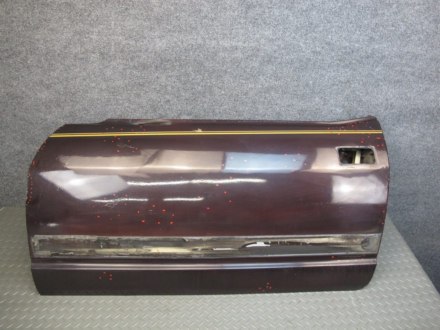 79-83 Datsun Nissan 280ZX S130 2+0 Left Driver Door Shell Panel Brown OEM