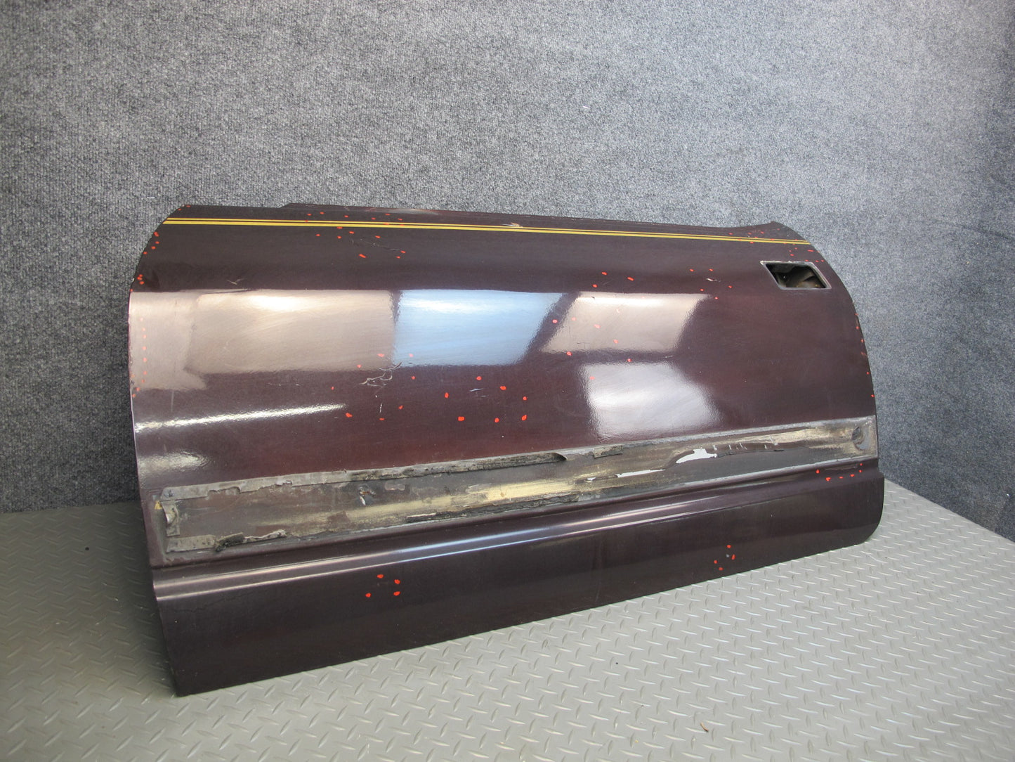 79-83 Datsun Nissan 280ZX S130 2+0 Left Driver Door Shell Panel Brown OEM