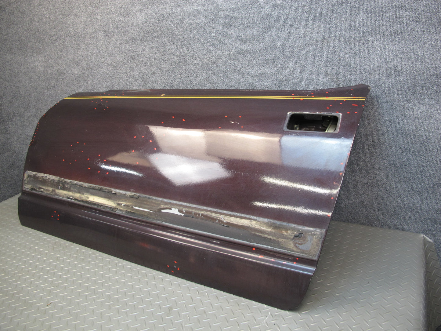 79-83 Datsun Nissan 280ZX S130 2+0 Left Driver Door Shell Panel Brown OEM