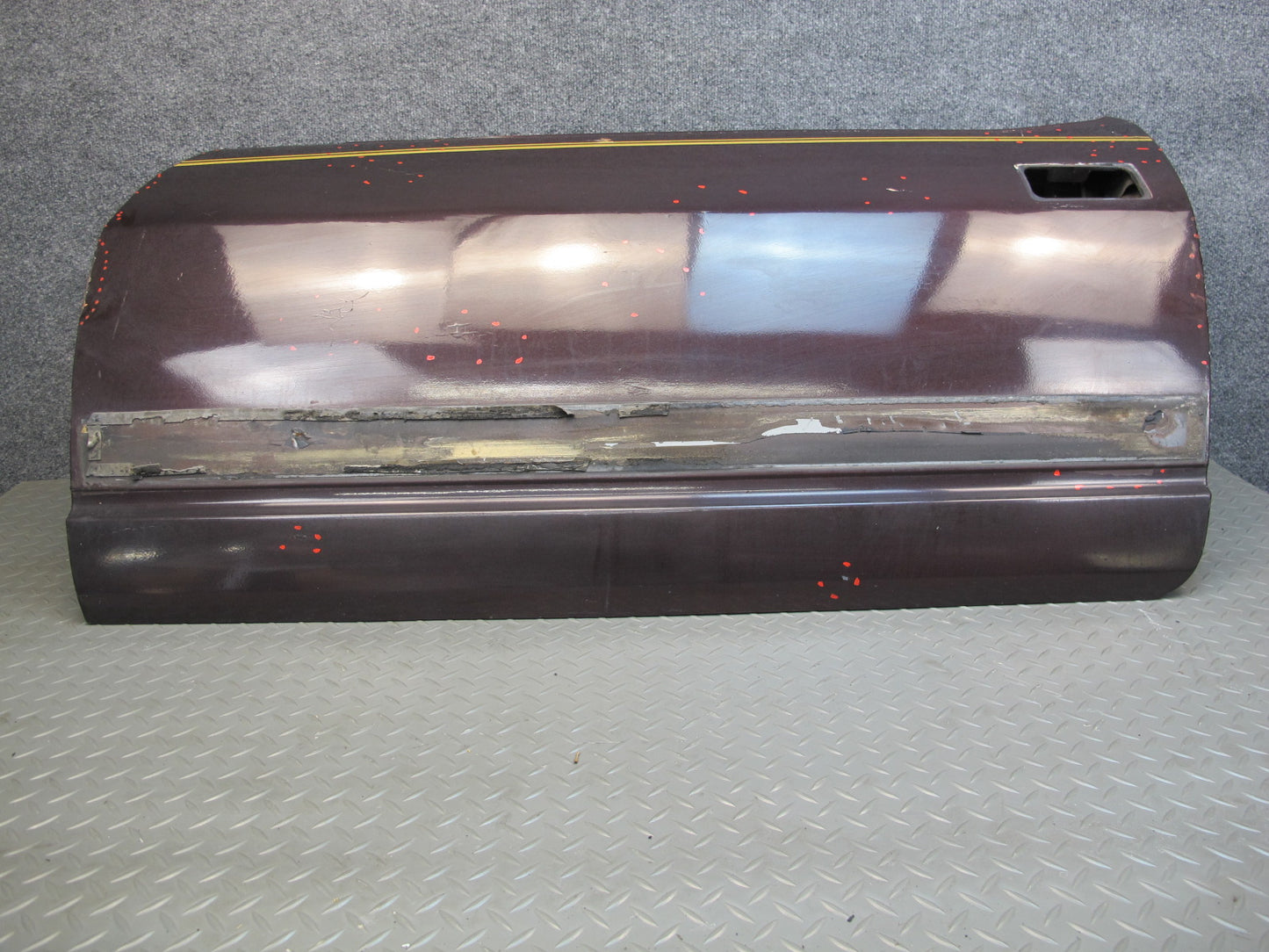 79-83 Datsun Nissan 280ZX S130 2+0 Left Driver Door Shell Panel Brown OEM