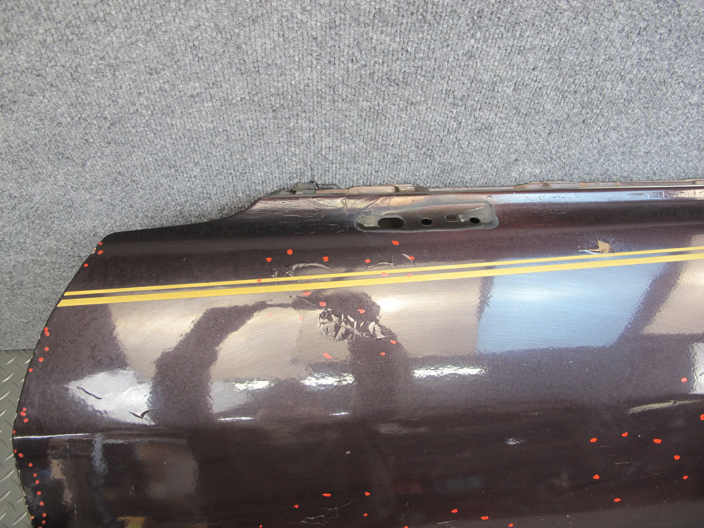79-83 Datsun Nissan 280ZX S130 2+0 Left Driver Door Shell Panel Brown OEM