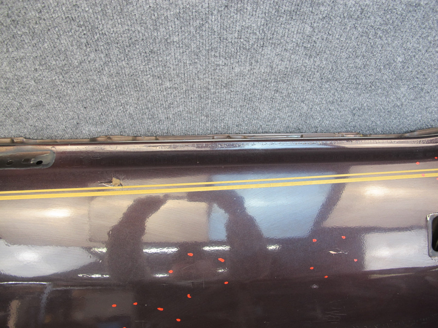 79-83 Datsun Nissan 280ZX S130 2+0 Left Driver Door Shell Panel Brown OEM