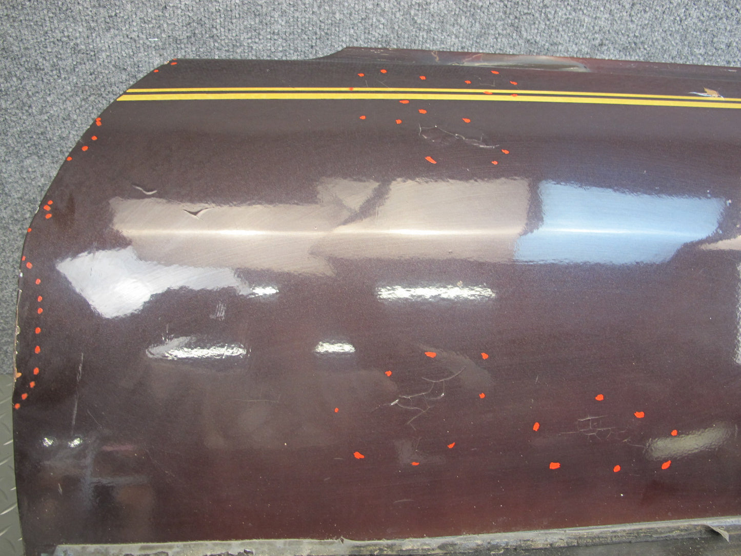 79-83 Datsun Nissan 280ZX S130 2+0 Left Driver Door Shell Panel Brown OEM
