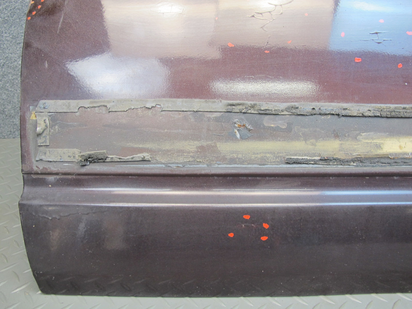 79-83 Datsun Nissan 280ZX S130 2+0 Left Driver Door Shell Panel Brown OEM