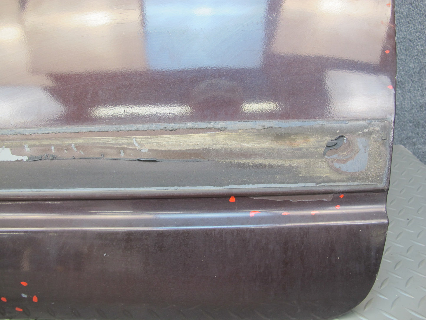 79-83 Datsun Nissan 280ZX S130 2+0 Left Driver Door Shell Panel Brown OEM