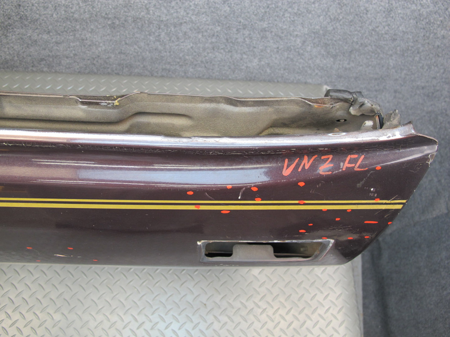 79-83 Datsun Nissan 280ZX S130 2+0 Left Driver Door Shell Panel Brown OEM