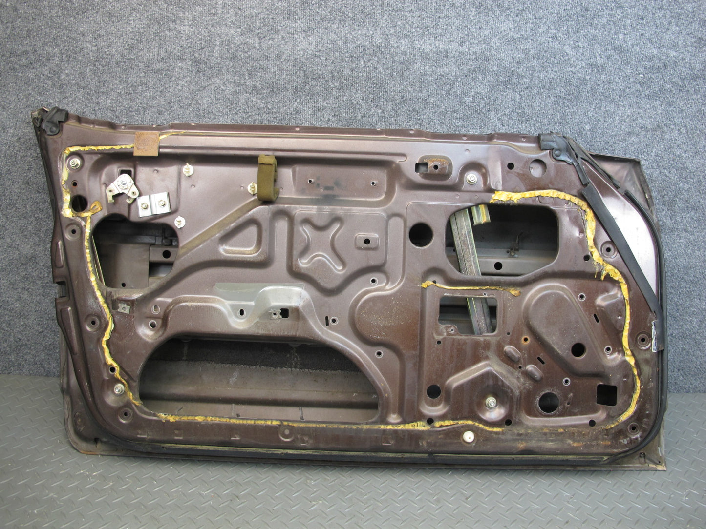 79-83 Datsun Nissan 280ZX S130 2+0 Left Driver Door Shell Panel Brown OEM