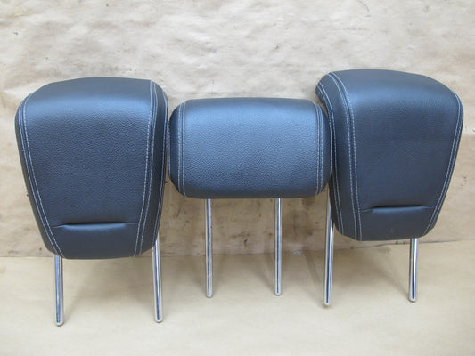 12-15 Mercedes W166 Ml-class Set of 3 Rear Seat Left Right Center Headrest OEM