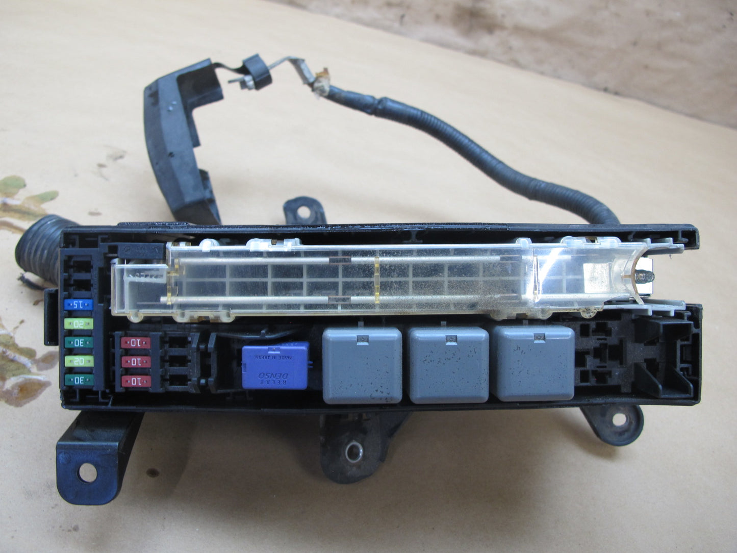 10-15 Lexus IS250 Convertible Power Distribution Fuse Box w Battery Cable OEM