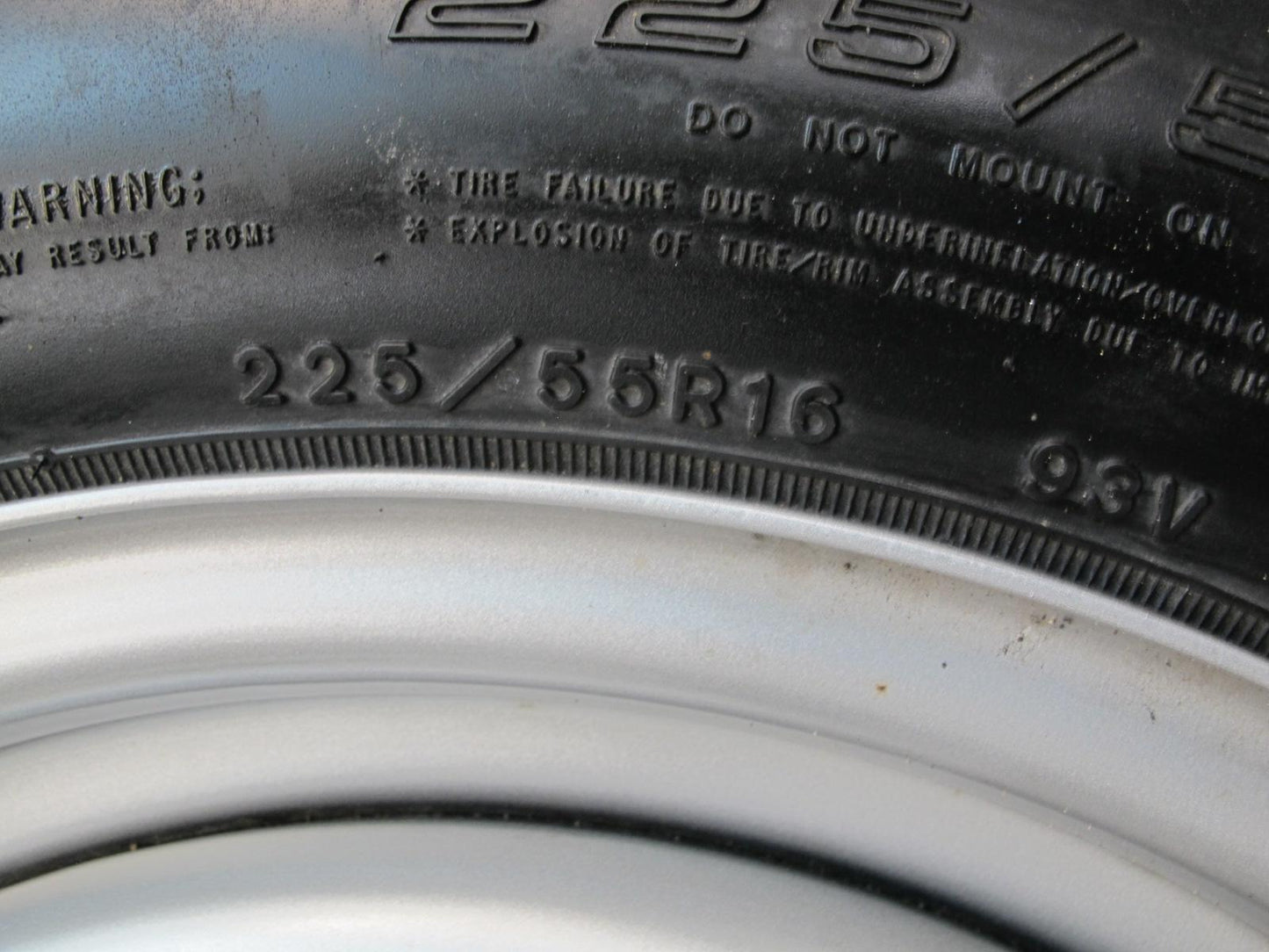 92-00 Lexus UZZ30 SC400 SC300 Spare Tire 16" Wheel 16x7JJ 225/55 OEM