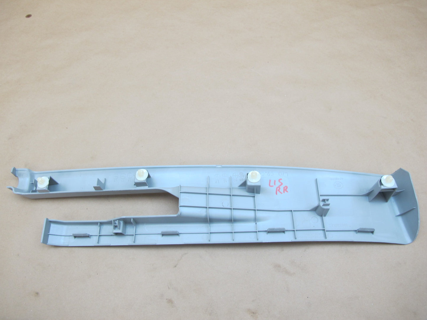 10-15 Lexus IS350 IS250 Convertible Rear Right Roof Rail Trim Panel Set OEM