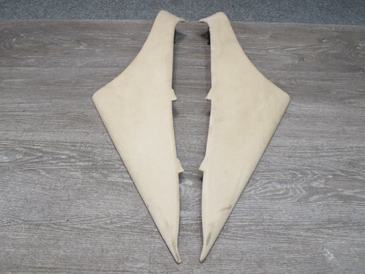 11-12 Fisker Karma Set of 2 Rear Quarter C Pillar Trim Cover Panel OEM
