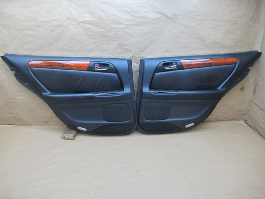 03-05 Lexus JZS160L GS300 Set of 2 Rear Door Interior Trim Cover Panel OEM