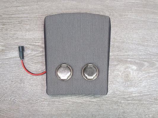 11-12 Fisker Karma Rear Center Console Trim Cover Panel Outlet Socket USB OEM