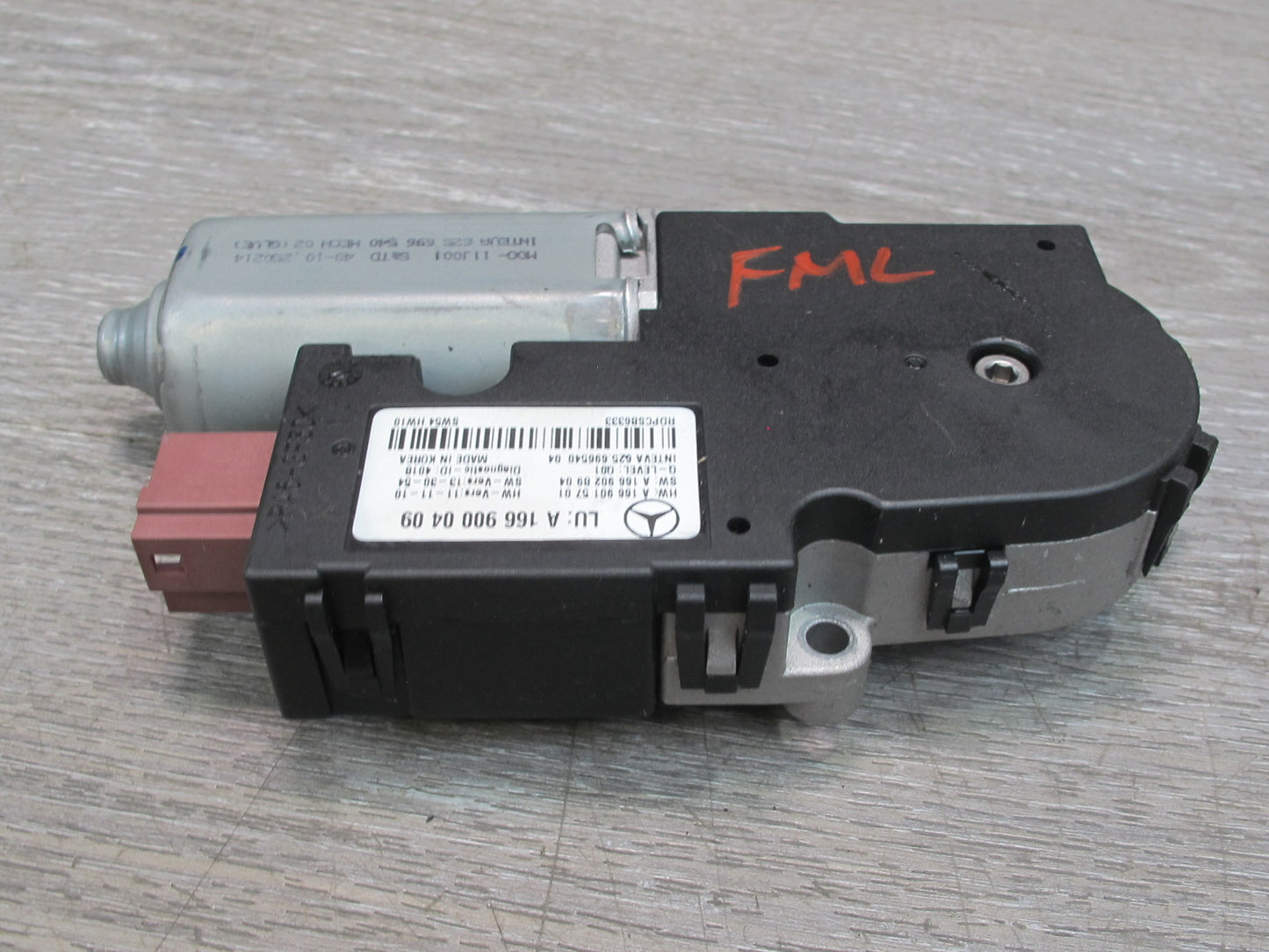 12-15 Mercedes W166 X166 Sunroof Motor Drive Unit 1669000409 OEM