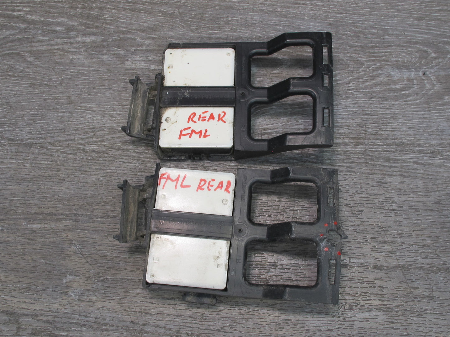 13-15 Mercedes W166 X166 Rear Blind Spot Sensor Module Bracket Set OEM