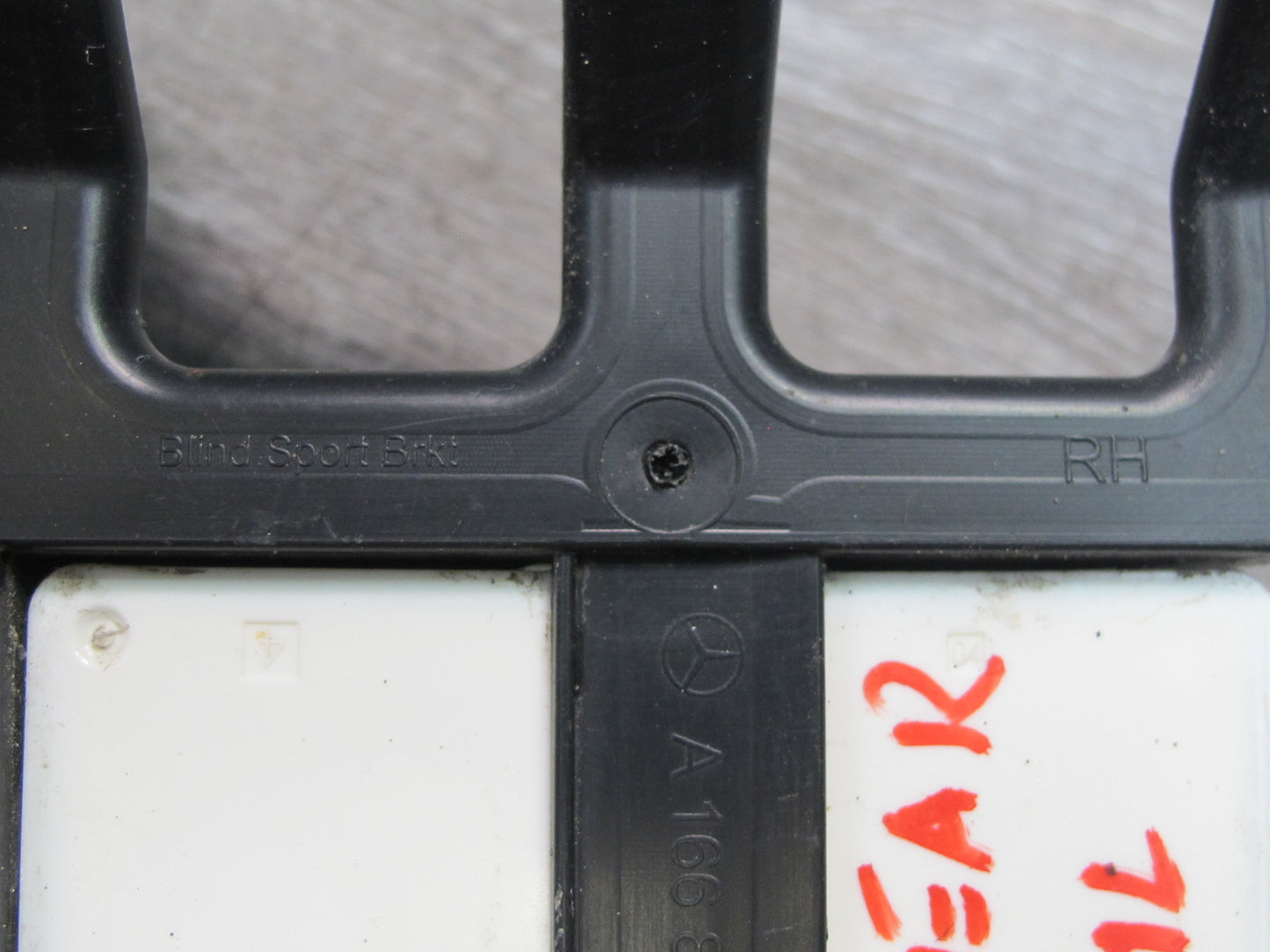 13-15 Mercedes W166 X166 Rear Blind Spot Sensor Module Bracket Set OEM