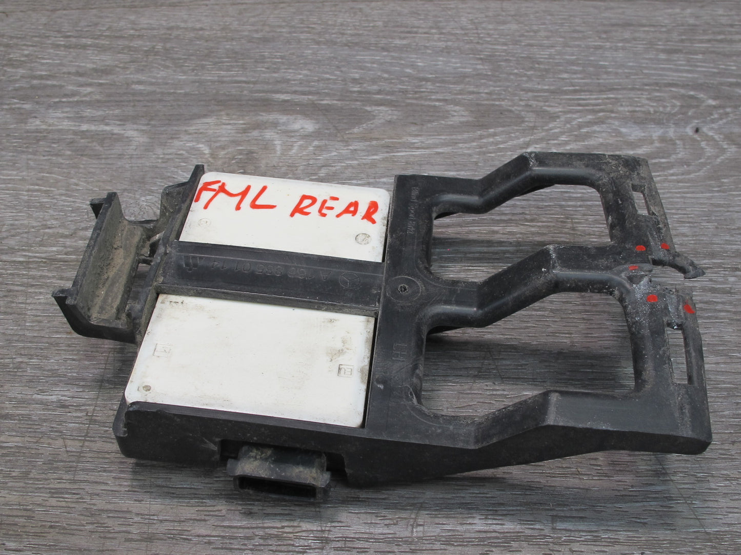 13-15 Mercedes W166 X166 Rear Blind Spot Sensor Module Bracket Set OEM